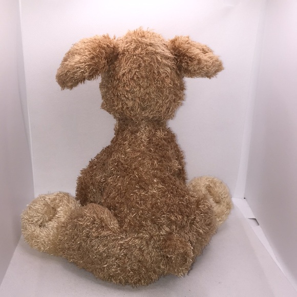 Gund Cocoa Holiday Dog Plush Stuffed Animal Puppy Brown Beige - Picture 4 of 12